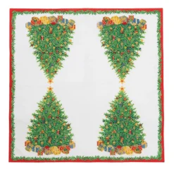Caspari Paper Luncheon Napkins|Christmas Tree Luncheon Napkins - includes 20 Luncheon Napkins