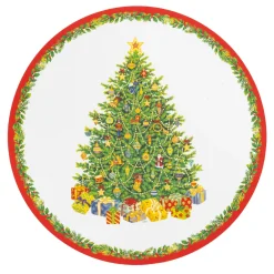 Caspari Christmas Placemats & Coasters|Christmas Tree Paper Placemats - includes 12 Paper Placemats