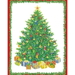Personalization by Caspari Personalized Holiday Cards|Personalized Christmas Cards|Christmas Tree Personalized Christmas Cards