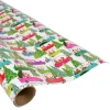 Caspari Christmas Wrapping Paper|Wrapping Paper|Christmas Tree Shopping Gift Wrap - One 30" X 8' Roll