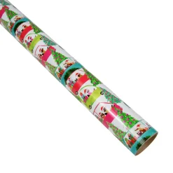 Caspari Christmas Wrapping Paper|Wrapping Paper|Christmas Tree Shopping Gift Wrap - One 30" X 8' Roll