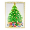 Caspari Christmas And Holiday Cards|Boxed Holiday Cards|Christmas Tree with Ceramic Ornaments Large Boxed Christmas Cards - includes 15 cards & envelopes