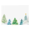 Caspari Christmas Gift Tags & Labels|Gift Tags & Enclosure Cards|Christmas Trees Self-Adhesive Labels - 12 Per Package