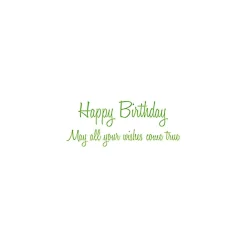 Caspari Birthday|Greeting Cards|Classic Birthday - Set Of Six Greeting Cards And Envelopes