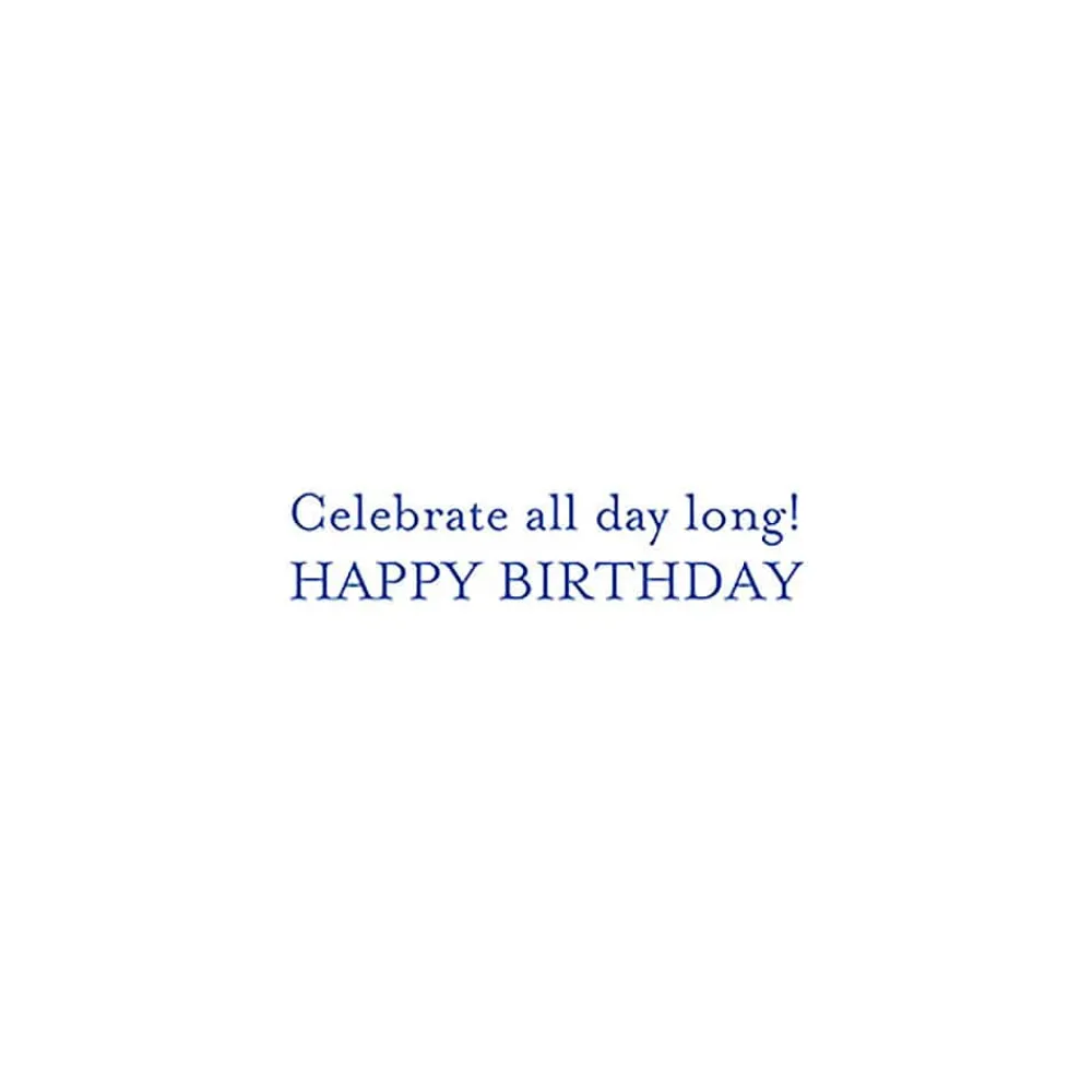Caspari Birthday|Greeting Cards|Classic Birthday - Set Of Six Greeting Cards And Envelopes