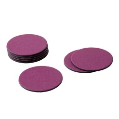 Caspari Mother'S Day|Valentine'S Day|Classic Canvas Felt-Backed Coasters in Aubergine - 8 Per Box