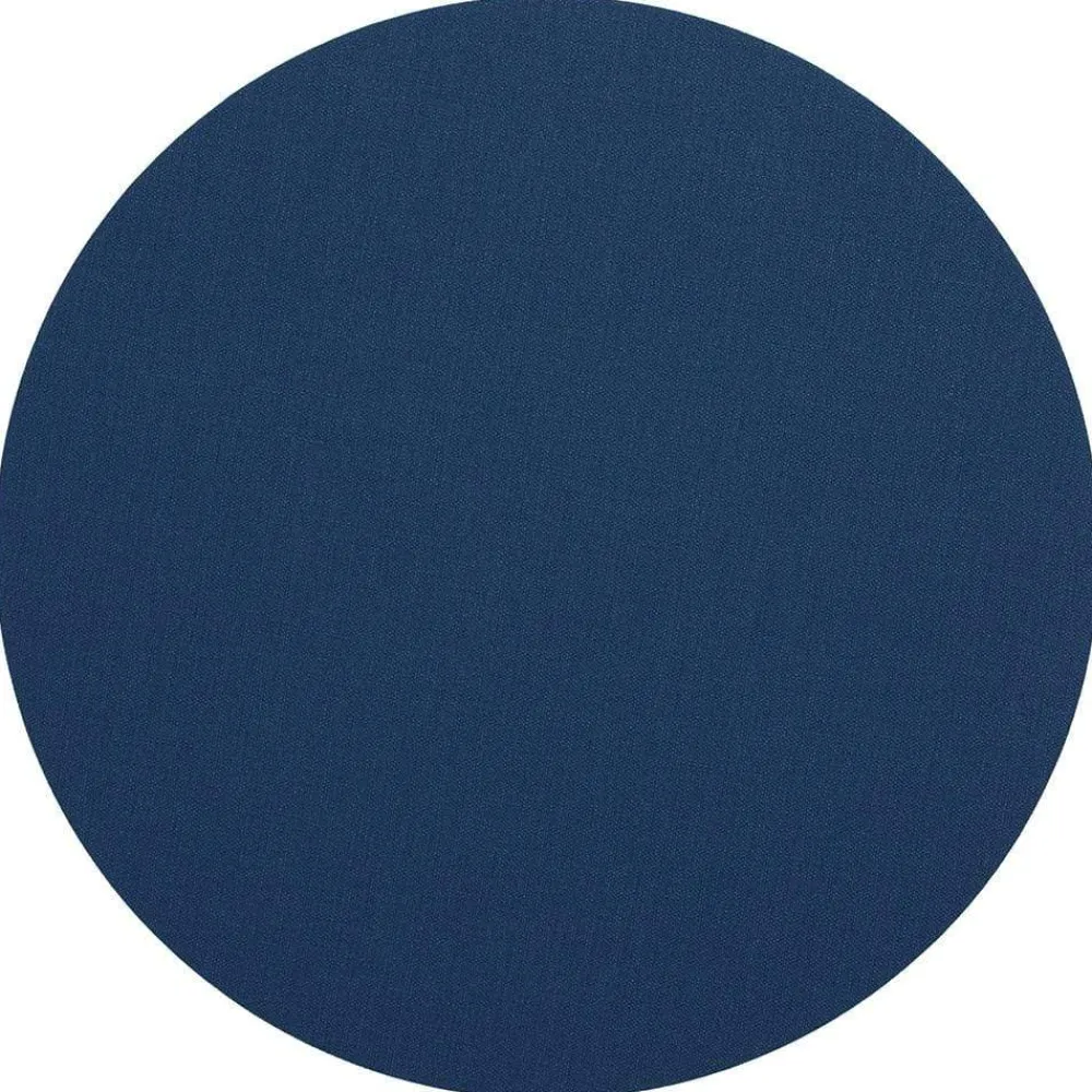 Caspari Graduation Celebration|Placemats|Classic Canvas Round Felt-Backed Placemat in Navy - 4 Each