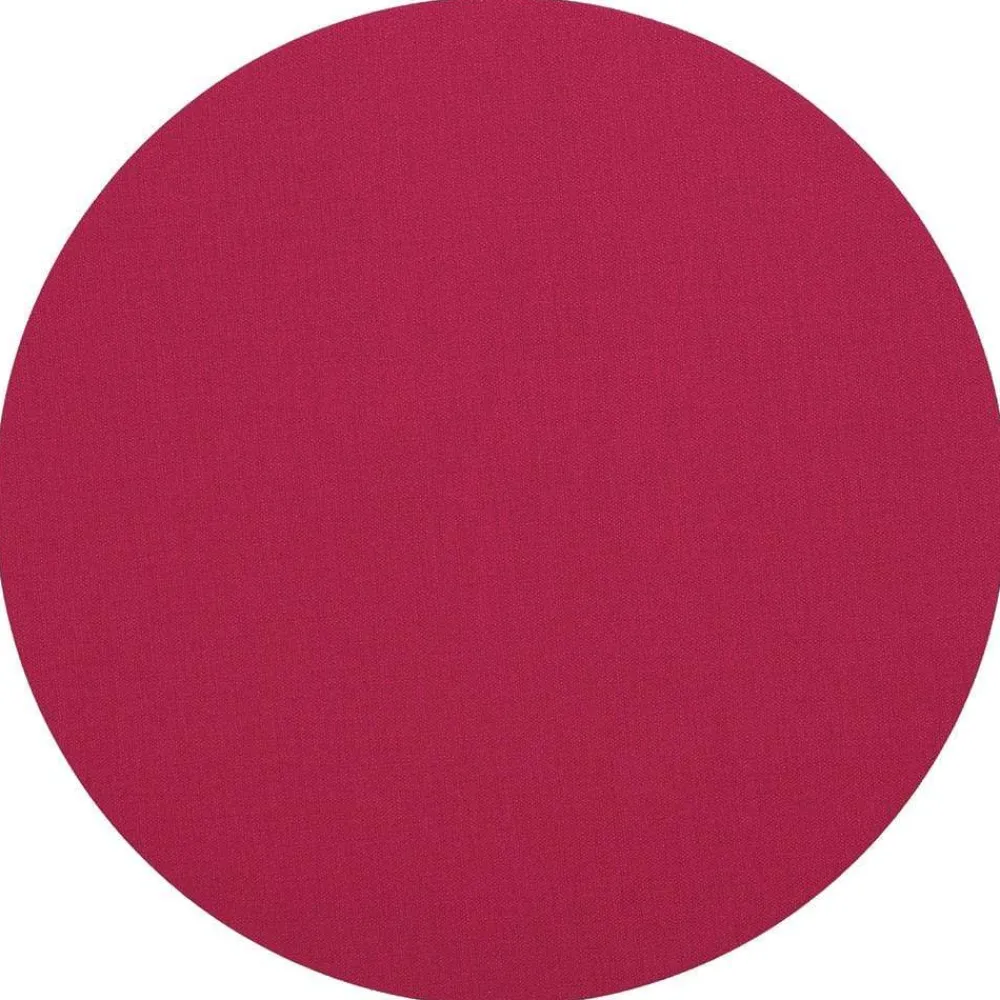 Caspari Bridal Shower|Placemats|Classic Canvas Round Felt-Backed Placemat in Fuchsia - 4 Each