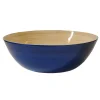 Albert L Punkt Memorial Day|Kitchen Essentials|Classic Lacquered Bamboo Bowl in Blue - 1 Each