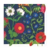 Caspari Paper Luncheon Napkins|Cloisters Garden Luncheon Napkins in Navy - 20 Per Package