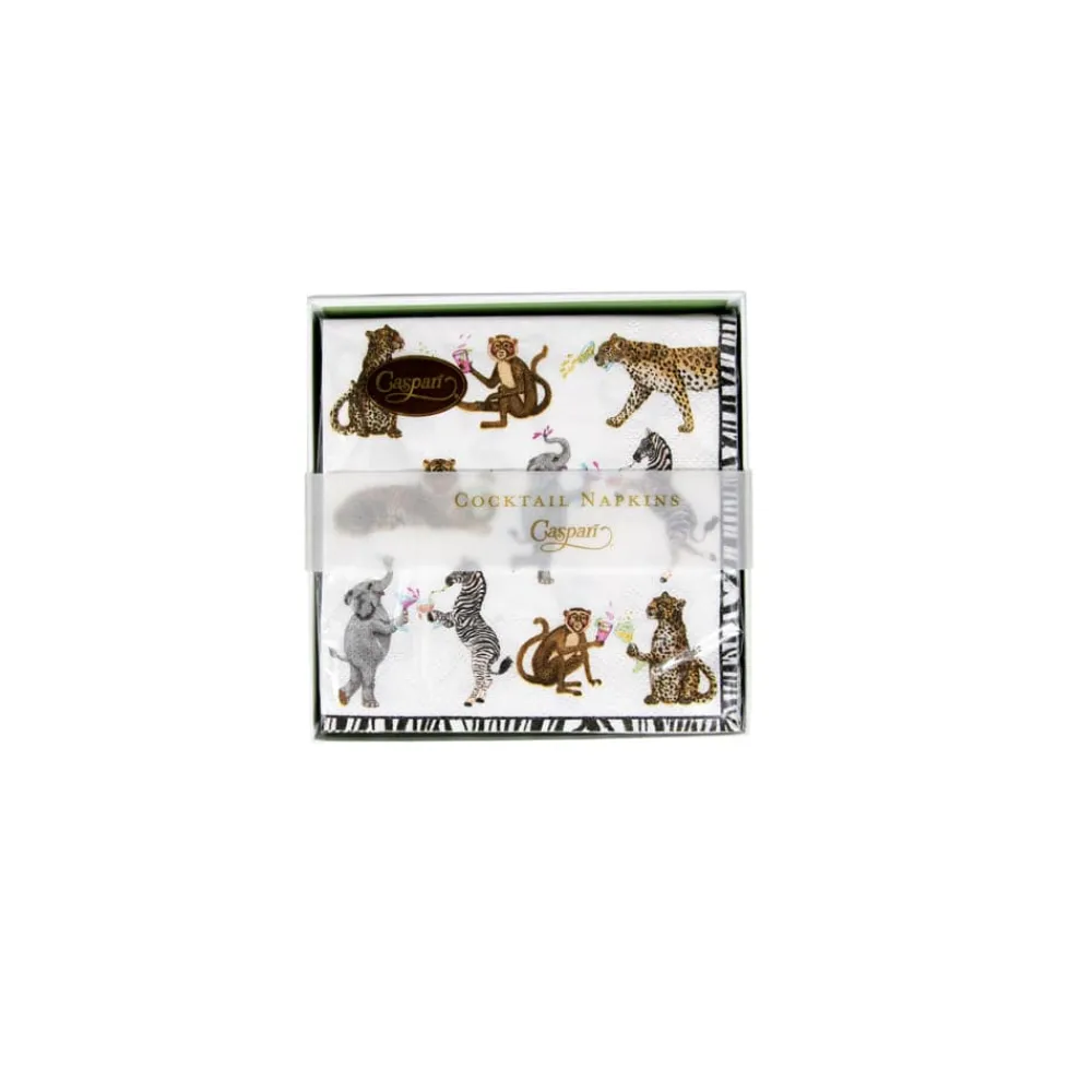 Caspari Boxed Cocktail Napkins|Cocktails Gone Wild Boxed Cocktail Napkins - 40 Per Box