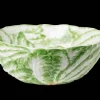 Abigails Vases & Centerpieces|Compagnia Bowl in Green and White Leaf - Large