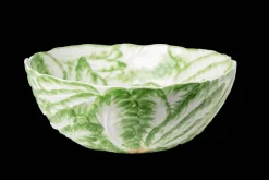 Abigails Vases & Centerpieces|Compagnia Bowl in Green and White Leaf - Large