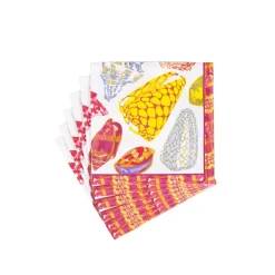Caspari Paper Cocktail Napkins|Coquillage Purple Cocktail Napkins - 20 Per Package