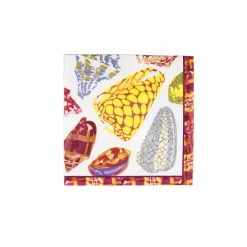 Caspari Paper Luncheon Napkins|Coquillage Purple Luncheon Napkins - 20 Per Package