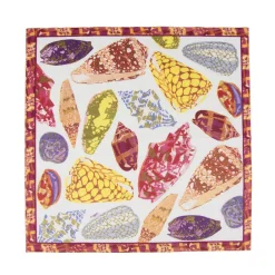 Caspari Paper Luncheon Napkins|Coquillage Purple Luncheon Napkins - 20 Per Package