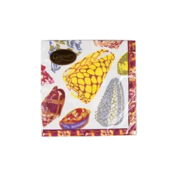 Caspari Paper Luncheon Napkins|Coquillage Purple Luncheon Napkins - 20 Per Package