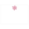 Caspari Correspondence Cards|Coral & Coral Correspondence Cards - 12 Per Package