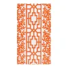 Caspari Paper Guest Towels|Coral And Trellis Coral Guest Towel Napkins - 15 Per Package