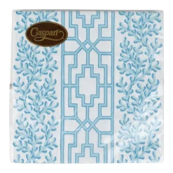 Caspari Paper Luncheon Napkins|Coral And Trellis Robin's Egg Luncheon Napkins - 20 Per Package