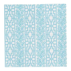 Caspari Paper Cocktail Napkins|Coral And Trellis Robin's Egg Cocktail Napkins - 20 Per Package