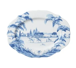 Juliska Memorial Day|Serving Platters & Bowls|Country Estate 18.5" Platter - Delft Blue