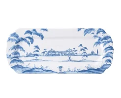Juliska Memorial Day|Serving Platters & Bowls|Country Estate Hostess Tray - Delft Blue