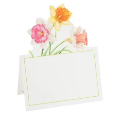 Caspari Bridal Shower|Baby Shower|Daffodil Waltz Place Cards Die Cut Package 8 In