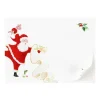 Caspari Christmas Gift Tags & Labels|Gift Tags & Enclosure Cards|Dancing Santas Self-Adhesive Labels - 12 Per Package