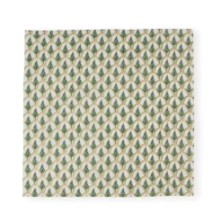 Caspari Christmas Napkins|Paper Cocktail Napkins|Deco Christmas Gold Cocktail Napkins - 20 Per Package