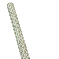 Caspari Christmas Wrapping Paper|Wrapping Paper|Deco Christmas Gold Gift Wrap - One 30" x 8' Roll