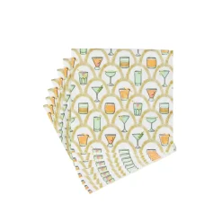 Caspari Boxed Cocktail Napkins|Deco Cocktails Boxed Cocktail Napkins - 40 Per Box