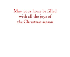 Caspari Christmas And Holiday Cards|Boxed Holiday Cards|Decorated Living Room Classic Boxed Christmas Cards - includes 15 cards & envelopes