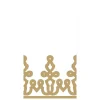 Caspari Thanksgiving|Paper Guest Towels|Dessin Passementerie Paper Linen Guest Towel Napkins in Gold - 12 Per Package