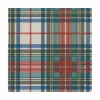 Caspari Christmas Napkins|Paper Luncheon Napkins|Dress Stewart Tartan Paper Luncheon Napkins - 20 Per Package
