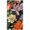 Caspari Paper Guest Towels|Dutch Floral Black Guest Towels - includes 15 Guest Towels