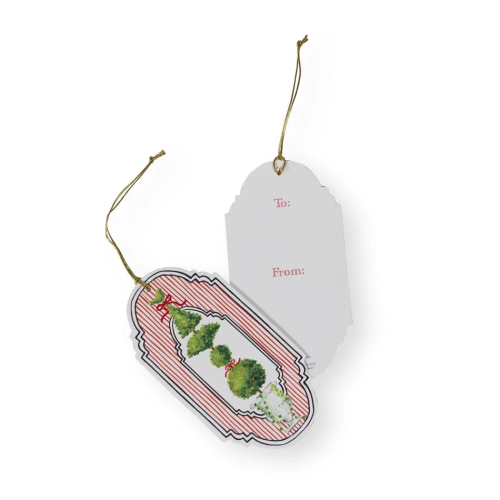 Caspari Christmas Gift Tags & Labels|Gift Tags & Enclosure Cards|Eloise Gift Tags - 4 Per Package