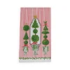 Caspari Christmas Napkins|Paper Guest Towels|Eloise Red Guest Towel Napkins - 15 Per Package