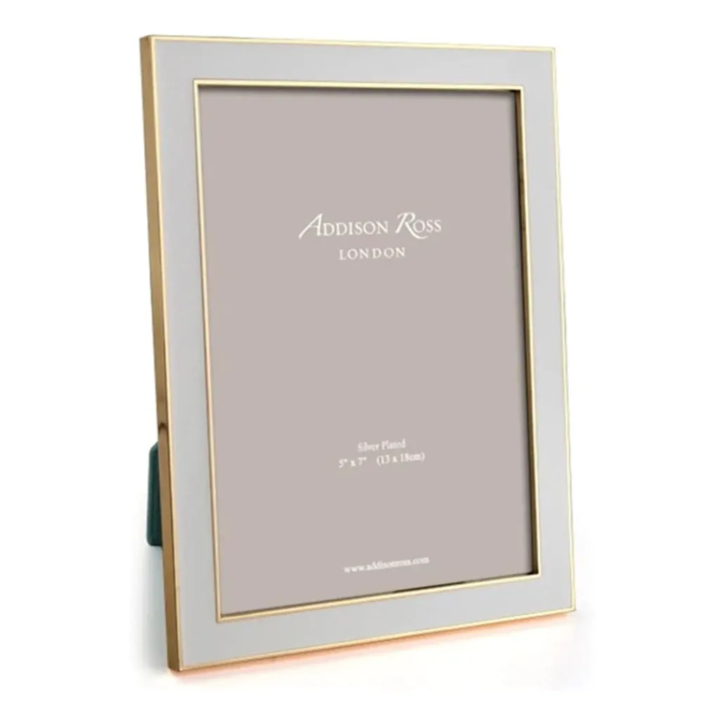 Addison Ross Mother'S Day|Hanukkah|Enamel & Gold 4" x 6" Picture Frame in Stone Grey - 1 Each