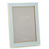 Addison Ross Pictures, Frames & Clocks|Enamel & Gold 5" x 7" Picture Frame in Powder Blue - 1 Each