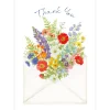 Caspari Thank You Notes|Envelope Bouquet Thank You Notes - 8 Note Cards And Envelopes