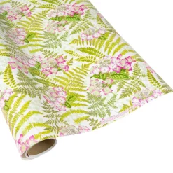 Caspari Wrapping Paper|Fern Garden Gift Wrap - 1 Continuous Roll of Wrapping Paper