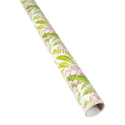 Caspari Wrapping Paper|Fern Garden Gift Wrap - 1 Continuous Roll of Wrapping Paper