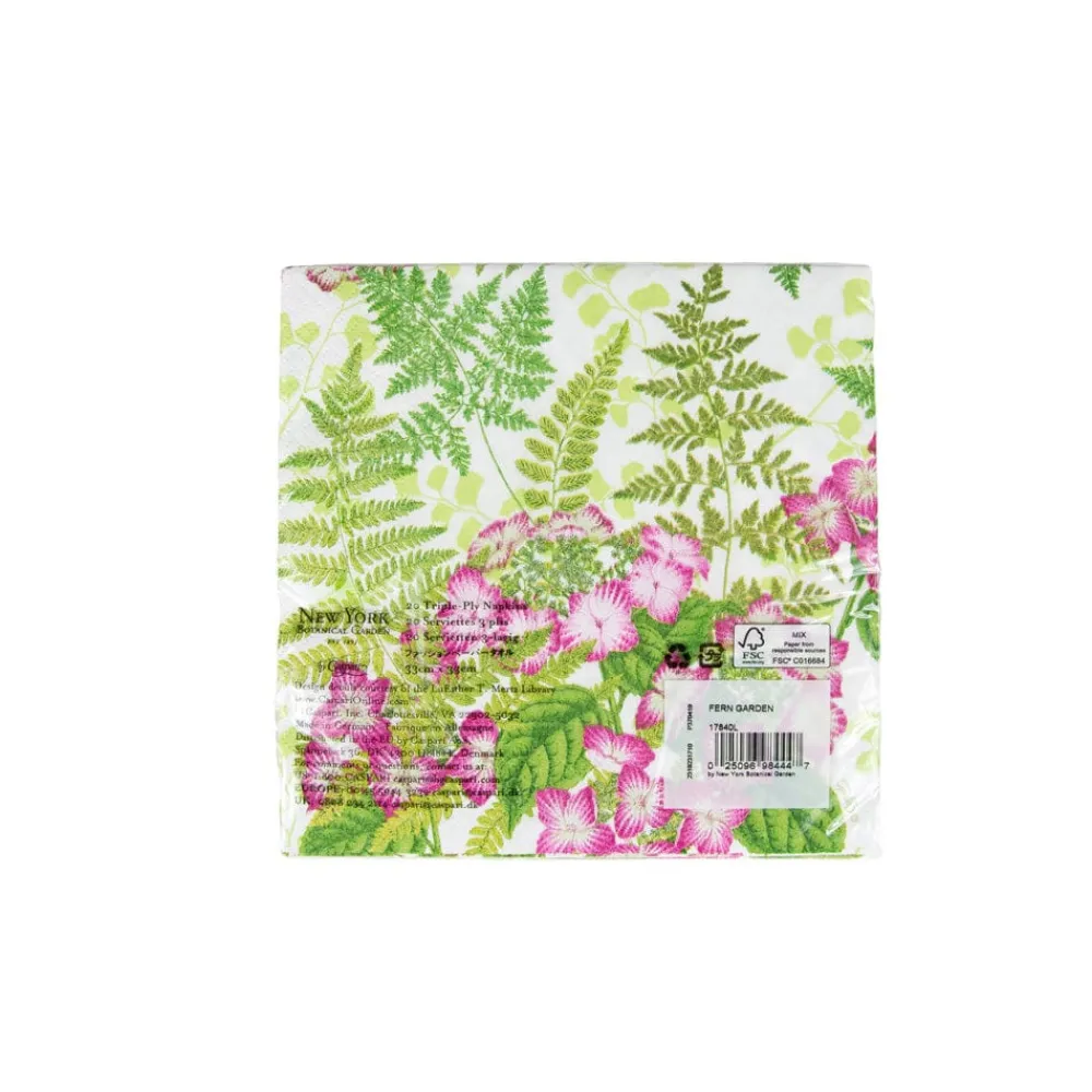 Caspari Paper Luncheon Napkins|Fern Garden Luncheon Napkins - 20 Per Package