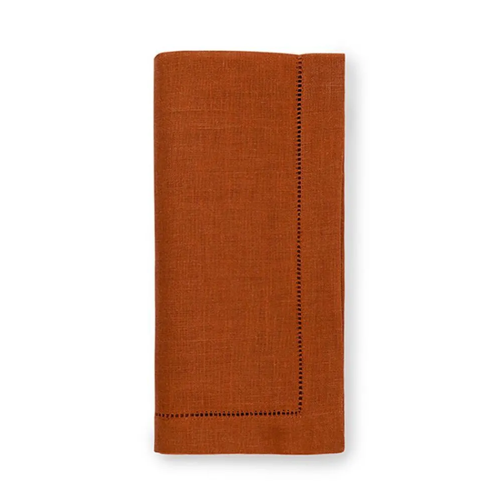 Sferra Thanksgiving|Table Linens|Festival Cloth Dinner Napkins in Paprika - Set of 4