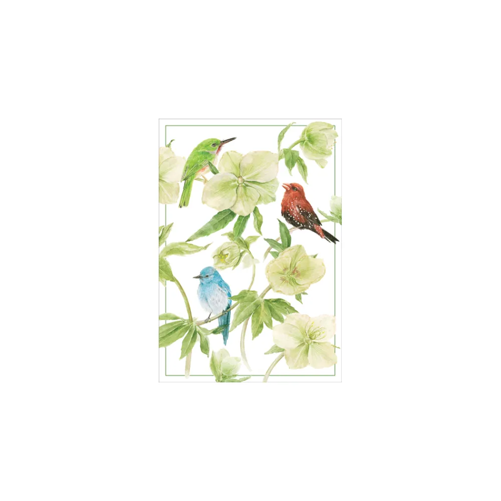 Caspari Greeting Cards|Floral Blank - Set Of Six Greeting Cards And Envelopes