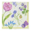 Caspari Paper Luncheon Napkins|Floral Majolica Luncheon Napkins - 20 Per Package
