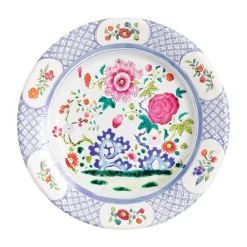 Caspari Paper Salad And Dessert Plates|Floral Porcelain Salad & Dessert Plates - 8 Per Package