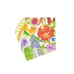 Caspari Paper Cocktail Napkins|Floral Trellis Cocktail Napkins - 20 Per Package