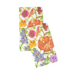 Caspari Paper Guest Towels|Floral Trellis Guest Towel Napkins - 15 Per Package